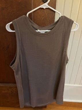 Athleta Brown Muscle Tank - Women's Sleeveless Top
